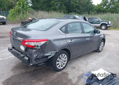 2015 Nissan Sentra S from USA, damaged, VIN 3N1AB7AP1FY305186